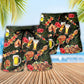 BBQ Beach Shorts Pattern Detail For Seaside Leisure And Lightweight Summer Style