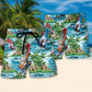 Windsurfing Beach Shorts Pattern Detail For Relaxed Weekends And Everyday Comfort