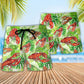 Tropical Lobster Beach Shorts Pattern Detail For Relaxed Weekends And Thoughtful Gift Giving