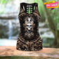 Aztec Warrior Mexican Skull Hollow Tank Top For Workouts Festivals And Bold Style