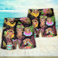 Sloth Cute Tropical Funny Art Style Beach Shorts For Coastal Summer Adventures