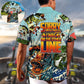 Fishing Weekend Humor Hawaiian Shirt All Over Print Detail For Outdoor Gatherings