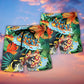 Water Rafting Tropical Adventure Style Beach Shorts For Coastal Summer Adventures