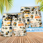 Camping Saved Me Funny Camper Lover Beach Shorts For Outdoor Activities And Vacation Styling