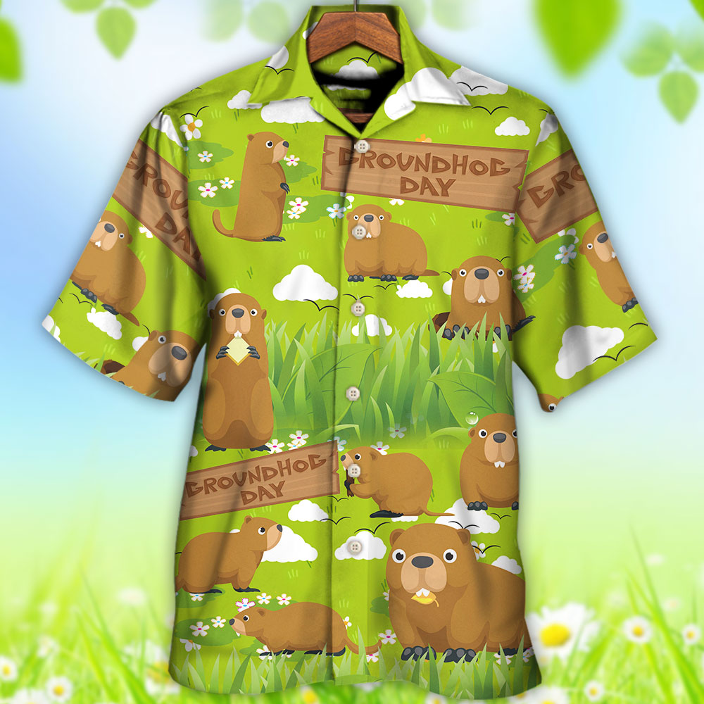 Floral Garden Hawaiian Shirt Pattern Detail For Warm Weather Events