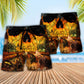 Halloween Party Fun Art Beach Shorts For Coastal Trips And Outdoor Wear