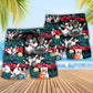 Bowling Beach Shorts Pattern Detail For Summer Travel And Everyday Comfort