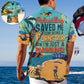 Funny Parasailing Sky Adventure Hawaiian Shirt Design View For Resort Travel And Thoughtful Gifting