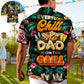 Barbecue Food Grill Hawaiian Shirt Artwork View For Beach Days
