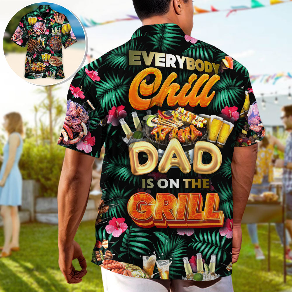 Barbecue Food Grill Hawaiian Shirt Artwork View For Beach Days
