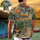 Funny Camping I'M It'S Friends Fault Hawaiian Shirt Pattern Detail For Weekend Trips