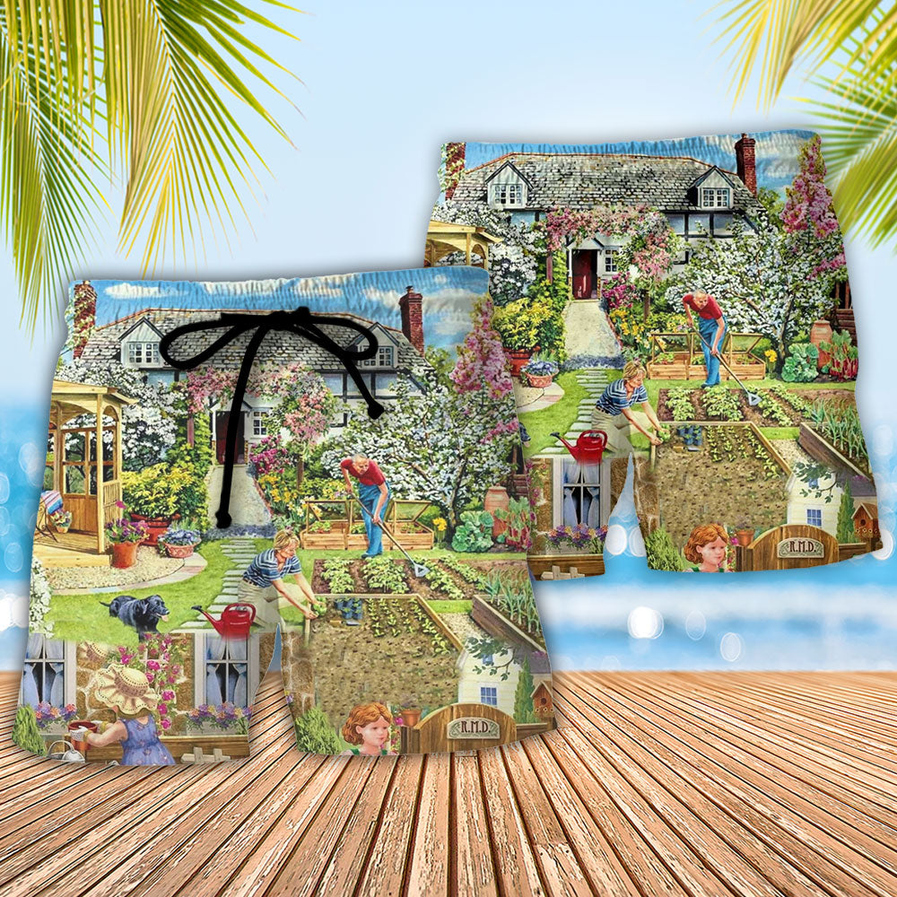 Gardening Plants Don't Tell Secrets Vintage Beach Shorts For Sunny Getaways And Casual Coastal Wear