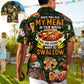 Funny Barbecue Food BBQ Grill Hawaiian Shirt Design View For Outdoor Gatherings