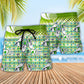 Golf Beach Shorts Pattern Detail For Poolside Fun And Laid Back Styling