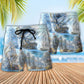 Sailing Beach Shorts Pattern Detail For Resort Wear And Travel Ready Comfort