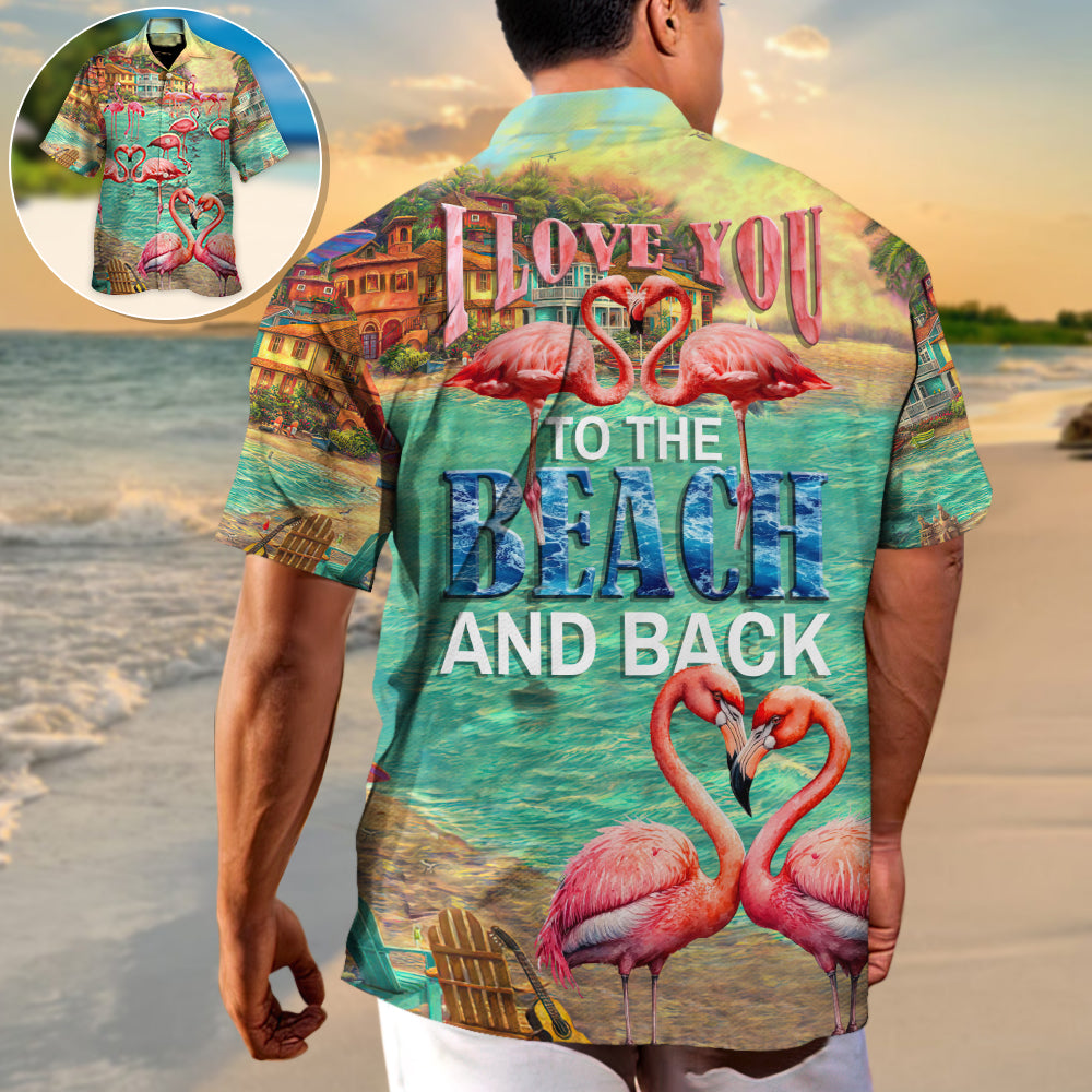 Beach Flamingo Hawaiian Shirt Summer Design Detail For Thoughtful Gifting