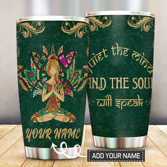 Yoga And The Soul 20 Oz Tumbler For Coffee Travel And Daily Drinks