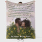 African American Every Love Story Is Beautiful Afro Couple Personalized Flannel Blanket For Cozy Bedroom Sofa Decor