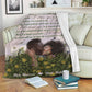 African American Every Love Story Is Beautiful Afro Couple Personalized Flannel Blanket For Cozy Bedroom Sofa Decor