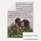 African American Every Love Story Is Beautiful Afro Couple Personalized Flannel Blanket For Cozy Bedroom Sofa Decor
