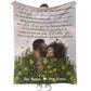 African American Every Love Story Is Beautiful Afro Couple Personalized Flannel Blanket For Cozy Bedroom Sofa Decor