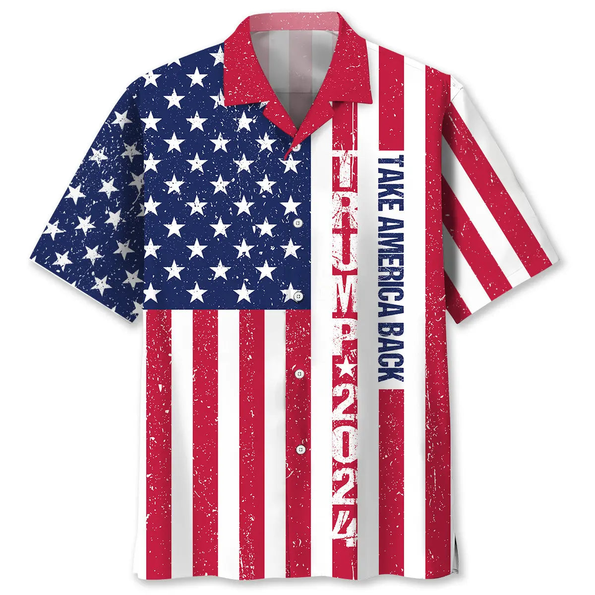 American Heritage Hawaiian Shirt For Family Vacation, Cruise Journey, And Weekend Wear