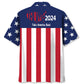 American Heritage Hawaiian Shirt For Summer Gathering, Beach Party, And Island Inspired Style