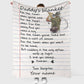 Fishing Daddy I Love You Personalized Flannel Blanket For Cozy Bedroom Sofa Decor