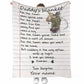 Fishing Daddy I Love You Personalized Flannel Blanket For Cozy Bedroom Sofa Decor