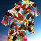 Summer Ice Cream Hawaiian Shirt With Detailed Graphic For Resort Travel Summer Outings And Casual Gatherings