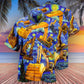 Excavator Hawaiian Shirt With Detailed Graphic For Coastal Adventures Summer Events And Everyday Comfort