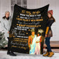 African When You Need A Hug Couple Personalized Flannel Blanket For Cozy Bedroom Sofa Decor