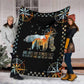 Camping And Into The Forest I Go With Bear Flannel Blanket For Cozy Bedroom Sofa Decor