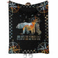 Camping And Into The Forest I Go With Bear Flannel Blanket For Cozy Bedroom Sofa Decor