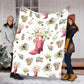 Garden Love Gardening In Life Flannel Blanket For Cozy Bedroom Sofa Decor