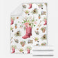 Garden Love Gardening In Life Flannel Blanket For Cozy Bedroom Sofa Decor