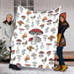 Mushroom Forest Lover Flannel Blanket For Cozy Bedroom Sofa Decor