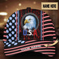 Custom Eagle Love American Personalized Name Classic Cap For Beach Travel Outdoor Events And Relaxed Casual Wear