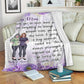Family Love Dear Mom I Love You So Much Mothers Day Personalized Flannel Blanket For Cozy Bedroom Sofa Decor