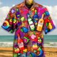 Fruit Wine Hawaiian Shirt Design View For Casual Summer Styling