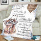 Cute Otter Love Gift Flannel Blanket For Cozy Bedroom Sofa Decor