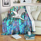 Dragon Inspirational Art Flannel Blanket For Cozy Bedroom Sofa Decor