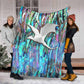 Dragon Inspirational Art Flannel Blanket For Cozy Bedroom Sofa Decor