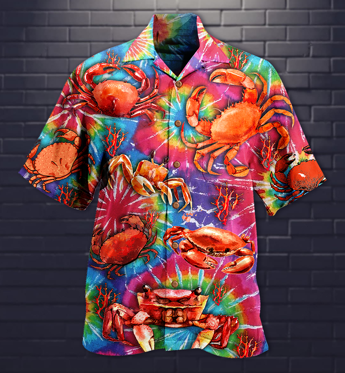Red Crab Hawaiian Shirt For Poolside Relaxation And Sunny Getaways