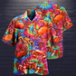 Red Crab Hawaiian Shirt Pattern View For Lightweight Everyday Style