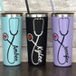 Nurse Lover Personalized 20 Oz Tumbler For Coffee Travel And Daily Drinks