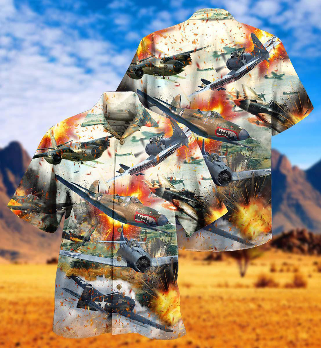 Gardening Plants Hawaiian Shirt Front Pattern View For Coastal Travel