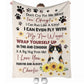Cat Don't Cry For Me Mom Mothers Day Cat Personalized Flannel Blanket For Cozy Bedroom Sofa Decor