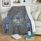 Mystery Spirit Triple Moon Witch Flannel Blanket For Cozy Bedroom Sofa Decor