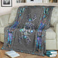 Mystery Spirit Triple Moon Witch Flannel Blanket For Cozy Bedroom Sofa Decor